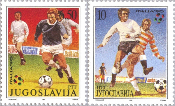 2038-2039 Yugoslavia - 1990 World Cup Soccer Championships, Italy