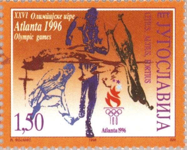 2328-2333 Yugoslavia - 1996 Summer Olympics, Atlanta (MNH
