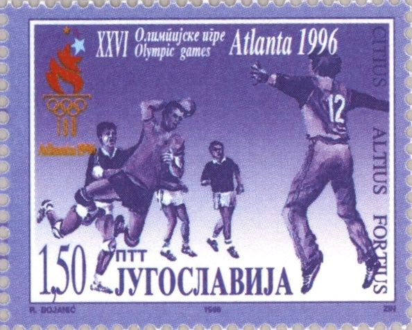 2328-2333 Yugoslavia - 1996 Summer Olympics, Atlanta (MNH