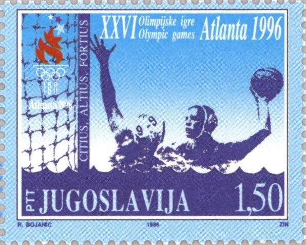 2328-2333 Yugoslavia - 1996 Summer Olympics, Atlanta (MNH