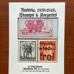 Austria, 1938-1946, Stamps and Forgeries, by P. Clark Souers