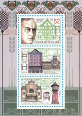 Czech Republic - 2021 The 150th Anniversary of the Birth of Jan Kotěra, 1871-1923, SS (MNH)