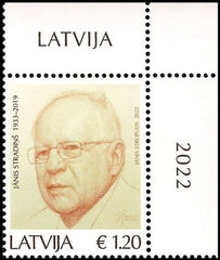 Latvia - 2022 Academician - Janis Stradins - chemist (MNH)
