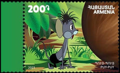 Armenia - 2023 Children's Philately: Animation Cartoon, Mouse Puy-Puy (MNH)