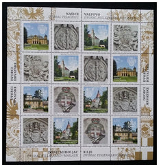 #806a Croatia - 2011 - CASTLES OF CROATIA - sheet of 12 (MNH)