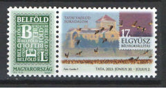 Hungary - 2023 Elgyusz stamp exhibition - mint stamp with personalized coupon (MNH)