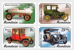 Romania - 2023  The History of the Automobile stamps - set of 4 (MNH)