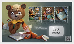 Hungary - 2023 S/S Cartoons and Fairy Tales Characters - TV Teddy - souvenir sheet (MNH)