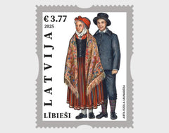 Latvia - 2025 Folk Costumes - Set of 3 (MNH)