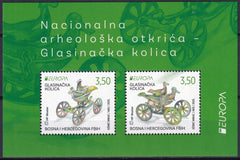 Bosnia (Croat) - 2025 Europa - National Archaeological Discoveries - Glasinac Cart - SS (MNH)