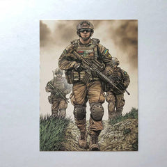 Ukraine - 2025 - "Salt of the Earth. To the Day of Infantry" Postcard (MNH)