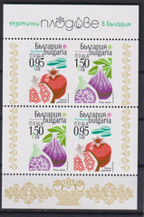 Bulgaria 2025 Exotic Fruits of Bulgaria - SS (MNH)
