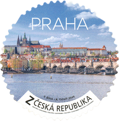 Czech Republic - 2025 View of Prague Castle (MNH)