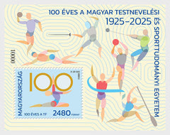 Hungary - 2025 The Hungarian University Of Sports Science Is Celebrating Its Centenary  SS (MNH)