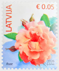 Latvia - 2026 Rose (reprint) (MNH)