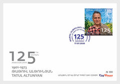 Armenia - 2026 Famous people - 125th Anniversary of Tatul Altunyan First Day Cover