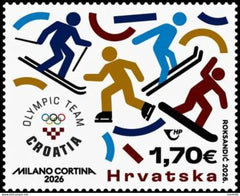 Croatia - 2026 XXV Winter Olympic Games in Milano Cortina (MNH)