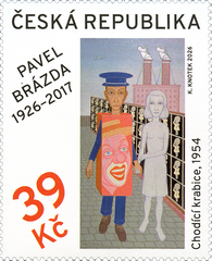 Czech Republic - Artwork on Stamps - Pavel Brazda (MNH)