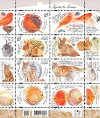 Poland - 2026 Pets. Cats. Birds. Fish. SS (MNH)