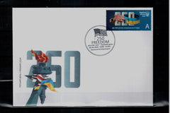Ukraine - 2026 "FREEDOM. The 250th Anniversary of US Independence" FDC - Boston, Kyiv, Washington"
