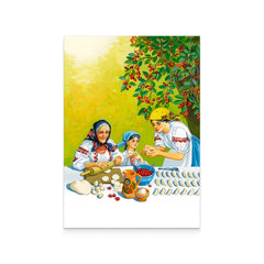 Ukraine - 2026 Cherry Dumplings National Cuisine Series -Postcard (MNH)