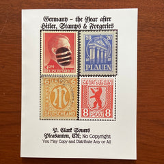 Germany - the Year after Hitler, Stamps and Forgeries, by P. Clark Souers