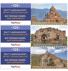 Armenia - 2023 RCC. Historical and Cultural Monuments (MNH) - Set of 3