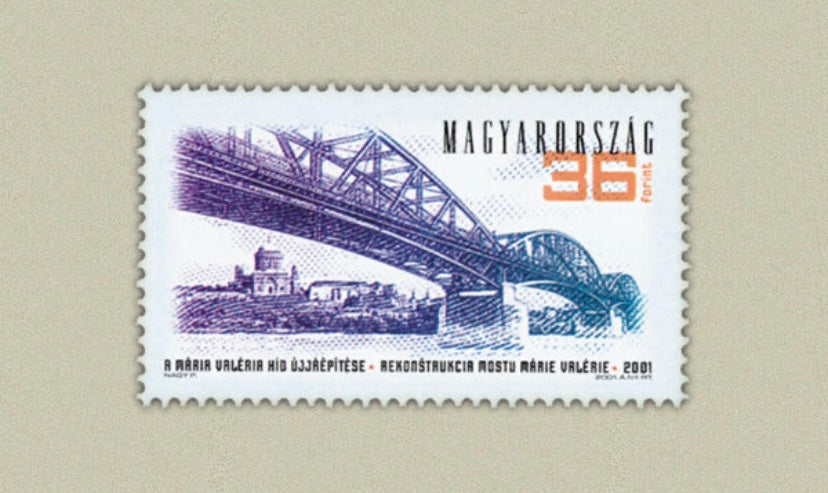 #3776 Hungary - Mária Valéria Bridge Reconstruction (MNH)