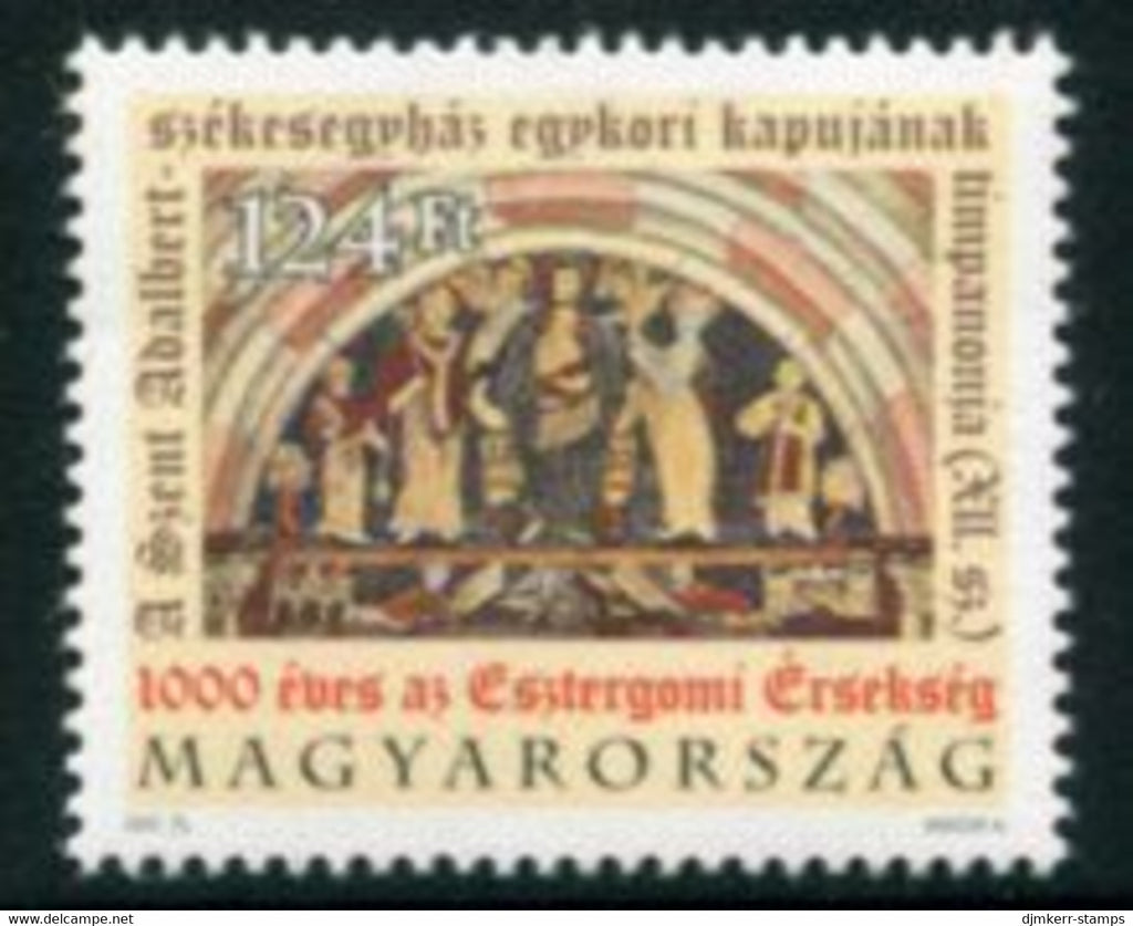 #3753 Hungary - Esztergom Archbishopric, 1000th Anniv. (MNH)