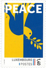 Luxembourg - 2022 Luxembourg For Peace - 1.40 stamp (MNH)