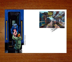 Ukraine - 2023 "Heroic Professions. Iron Men." Ukrainian Railways Trains FDC