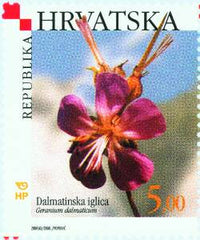 #432 Croatia - Flora, Pair (MNH)