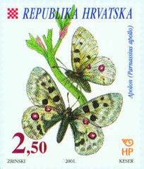 #453-455 Croatia - Butterflies, Set of 3 (MNH)