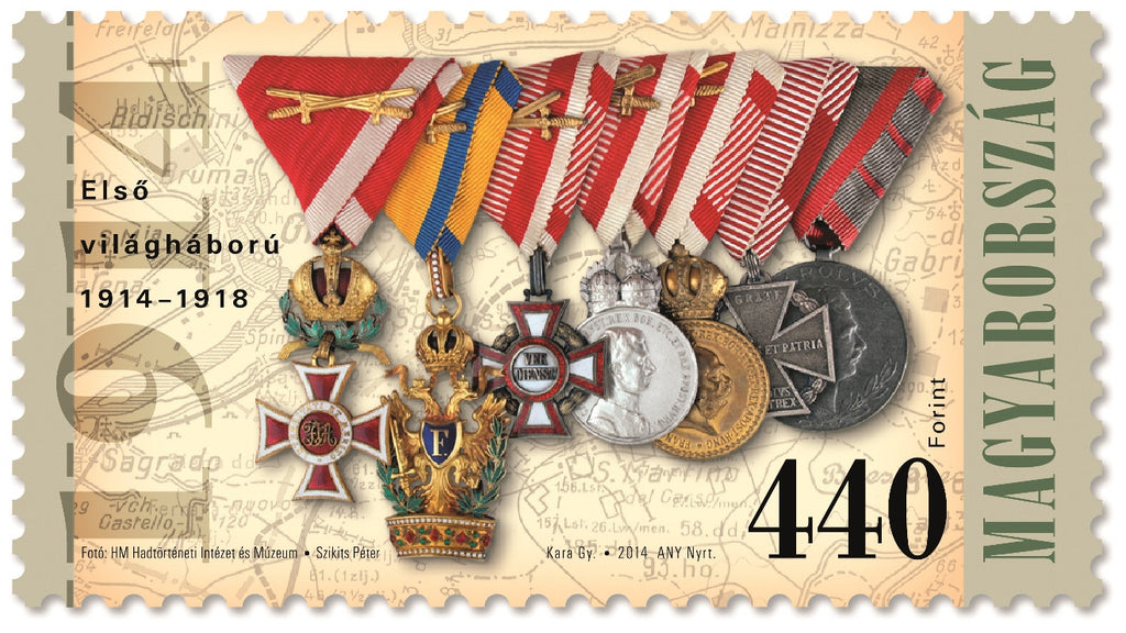 #4321 Hungary - World War I, 100th Anniversary (MNH)