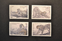 #141-144 Uzbekistan - Panthera Pardus Tulliana (MNH)