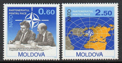 #142-143 Moldova - Moldova's Entrance into NATO (MNH)