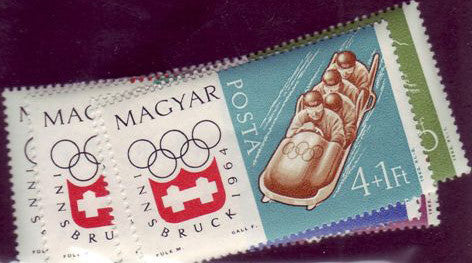 #1548-1554, B234 Hungary - 9th Winter Olympic Games, Set of 8 (MNH)