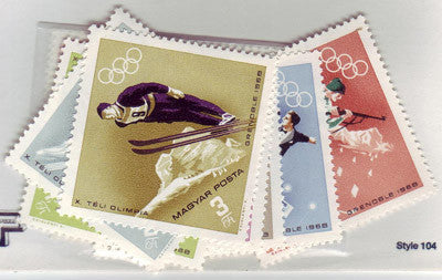 #1872-1878, B264 Hungary - 10th Winter Olympic Games, Set of 8 (MNH)