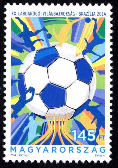 #4319 Hungary - 2014 World Cup Soccer Championships, Brazil (MNH)