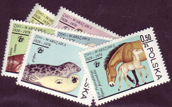#2301-2307 Poland - Warsaw Zoological Gardens (MNH)