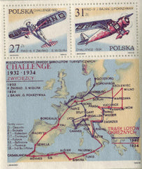 #2516a Poland - Challenge Trophy Flights S/S (MNH)