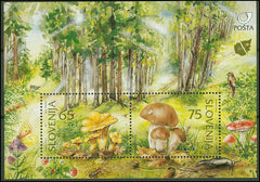 #258 Slovenia - Mushrooms S/S (MNH)