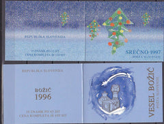 #279a-280a Slovenia - Christmas Stamps - Full Booklets (MNH)