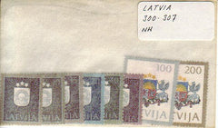 #300-307 Latvia - National Arms (MNH)