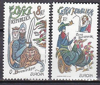 #3013-3014 Czech Republic - 1997 Europa: Stories and Legends (MNH)