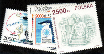 #3040-3044 Poland - Paul Paul II & Commemoratives (MNH)