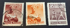 #575-577 Poland - European Championship Boxing Matches, Warsaw (Used)