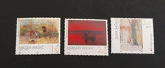 #348-350 Croatia - Modern Art (MNH)