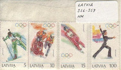 #356-359 Latvia - Winter Olympics (MNH)