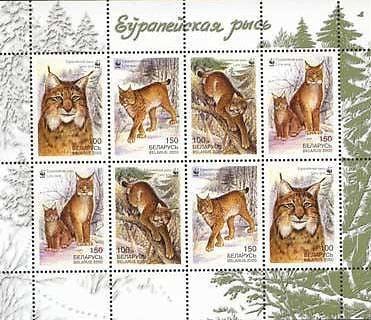 #357a Belarus - World Wildlife Fund for Nature M/S (MNH)